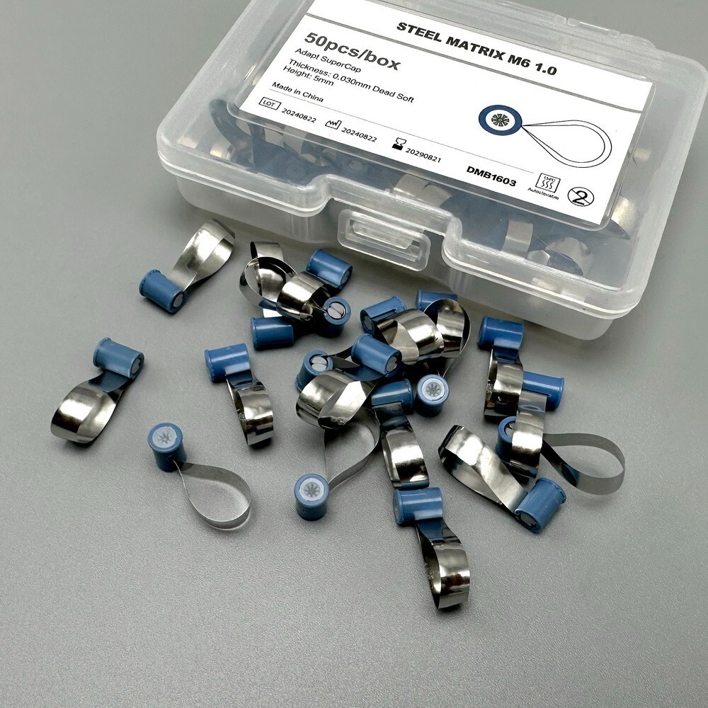 Dental Adapt SuperCap Steel Matrix M6 Matrices Thickness 0.03mm