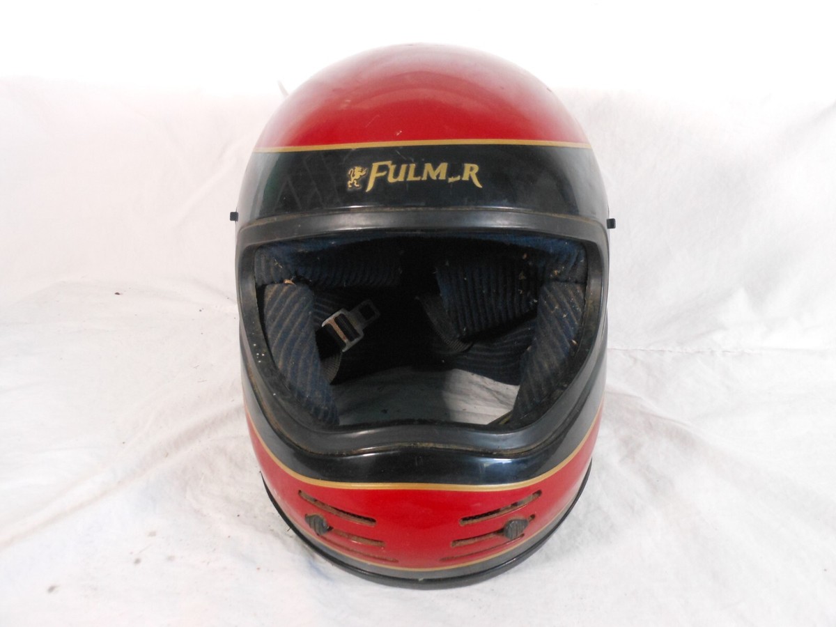 Vintage Arthur Fulmer Motorcycle / Snowmobile Full Face Helmet