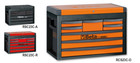 Beta RSC23C 8 Drawer Portable Tool Chests Top Box Orange, Red & Grey