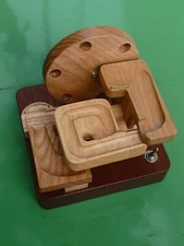 Handmade Wooden Marble Machine | DIY Kinetic Rolling Ball Toy | STEM Gift kid