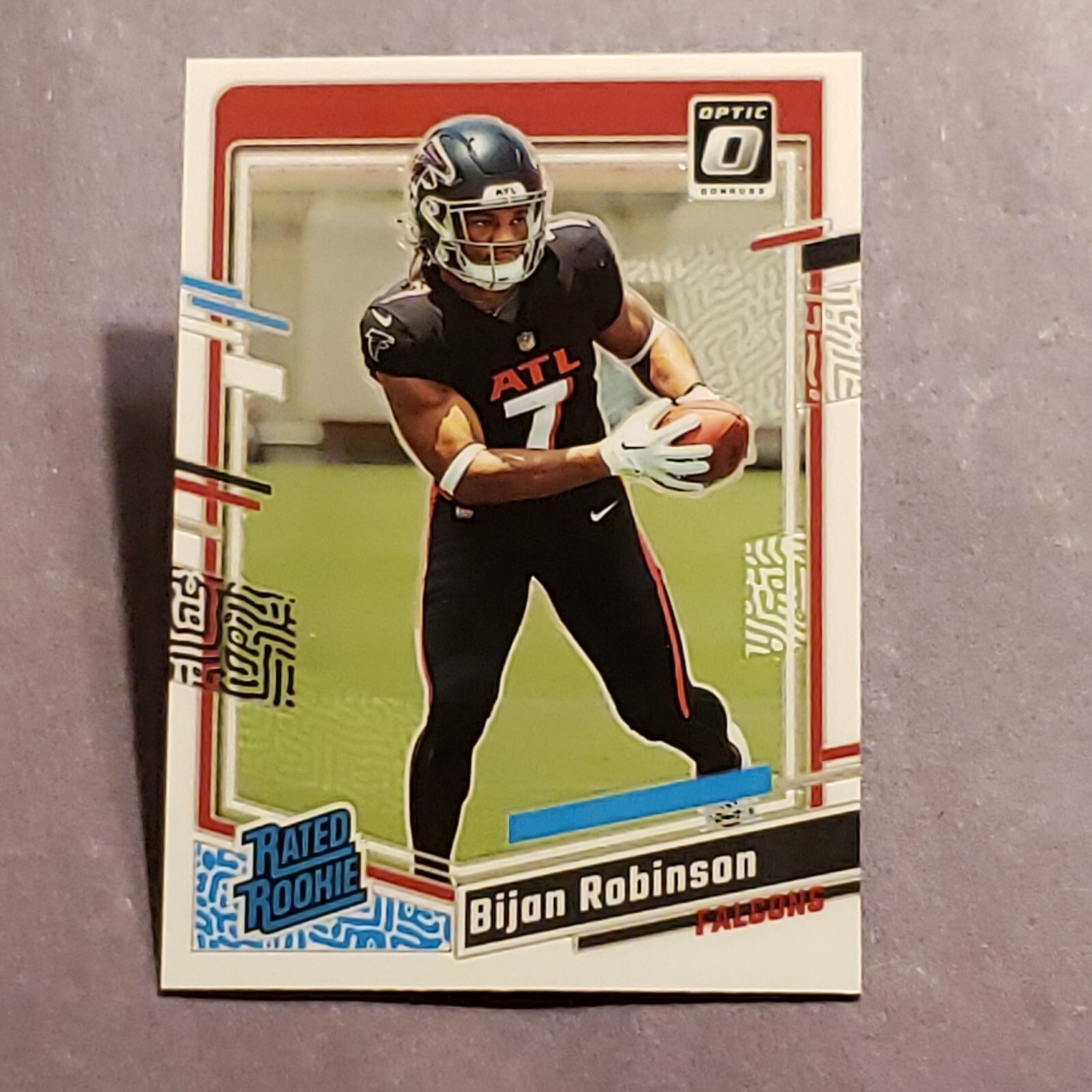 Bijan Robinson 2023 Donruss Optic Base #206 Atlanta Falcons RC