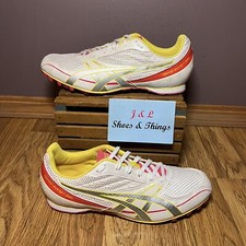 Asics Hyper Rocket Girl 4 Track Shoes Women's Size 10 White G954N