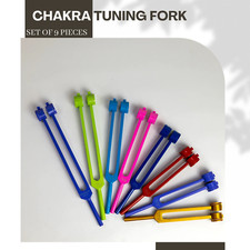 Tuning Fork 7 Chakra Forks + 1 Soul Purpose,Mallet-Sound Healing,Yoga Meditation