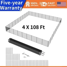 4 X 108 FT Swimming Pool Fences for Inground Pools Easy DIY Installation Pool 