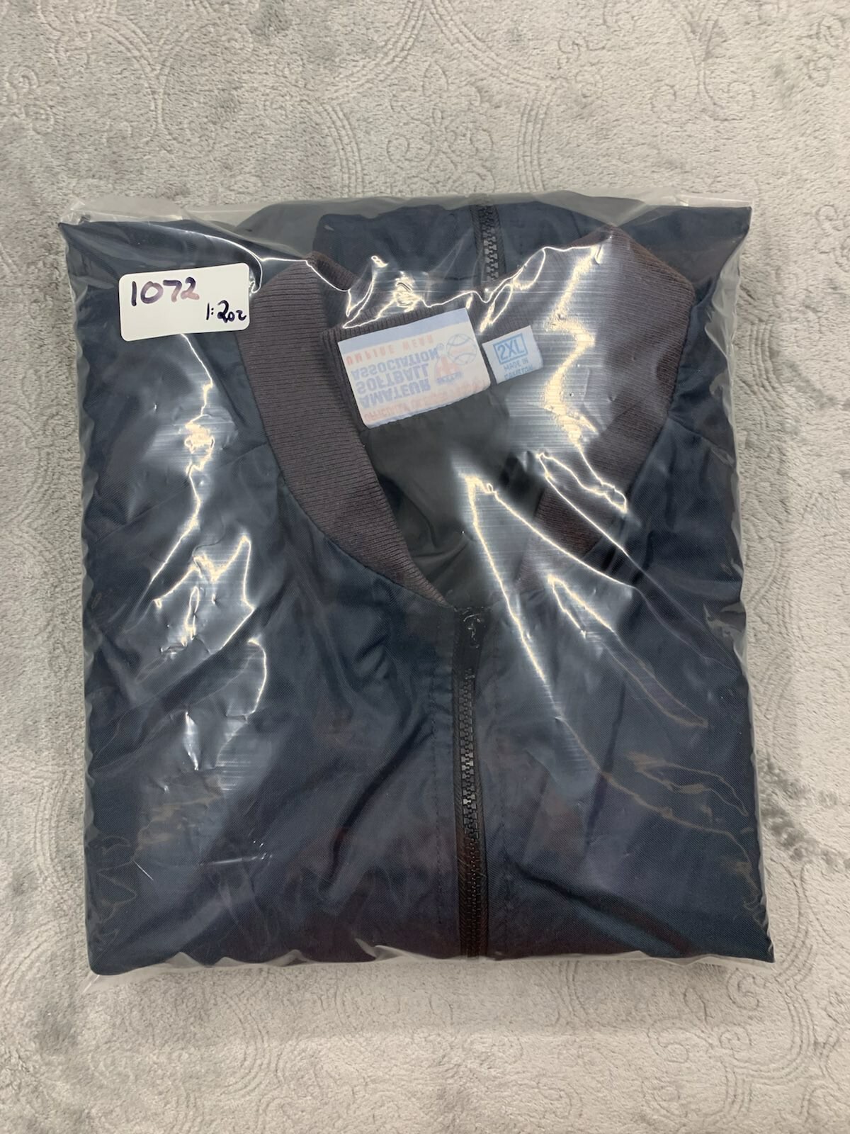 USA Softball Umpire Full Zip Jacket Mens Sz 2XL Navy Blue Officially Licensed