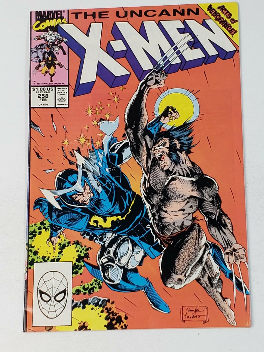 Uncanny X-Men 258 DIRECT Marvel Jim Lee Wolverine Psylocke Copper