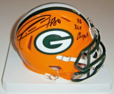 PACKERS Donald Driver signed mini helmet w/ SB XLV Champs JSA COA Autograph AUTO