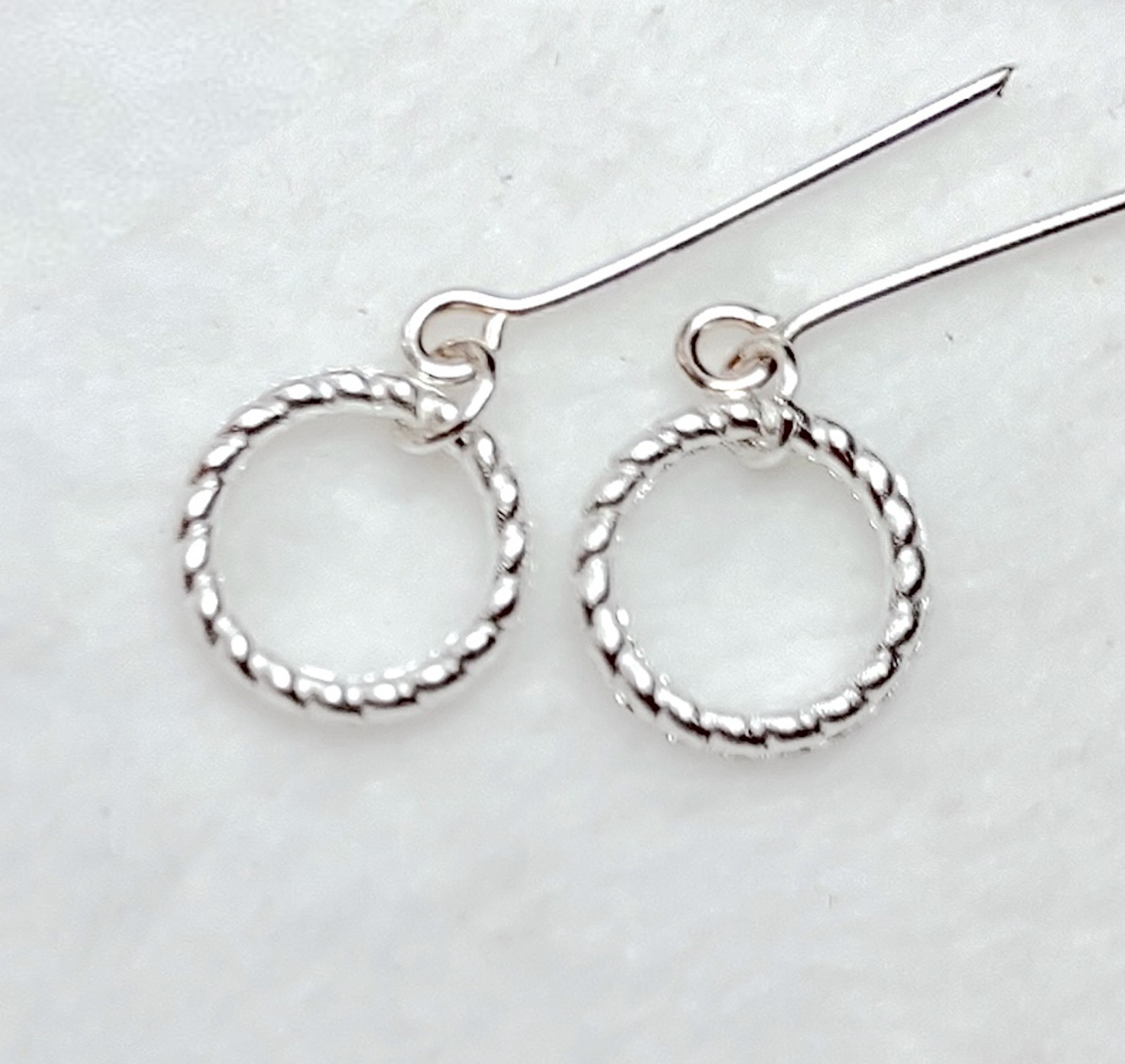 Dreamz TEXTURED HOOP Hoops EARRINGS Jewelry for 11.5" doll -