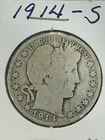1914-S Barber Half Dollar