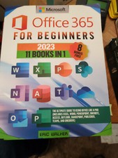 Microsoft Office 365 for Beginners 2023 - 11 Books In 1 Free Shipping