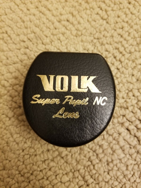 Volk Super Pupil NC Lens in Black case