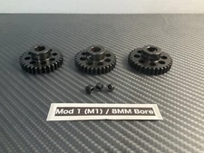 Mod 1 8mm Steel Pinion Gear Set 33T 34T 35T M1 For Speed Run RC Motor Spur Gear