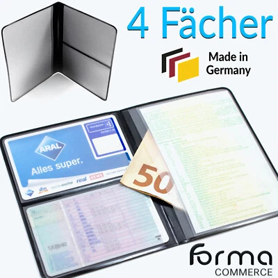 FORMA BLOCKER KFZ Mappe Schutzhülle Fahrzeugschein Hülle Zulassung Karte Fahrzeug Papiere Etui