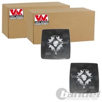 2X VAN Wezel Spiegelglas Unbeheizt Passend FüR Opel Combo Corsa Links+Rechts