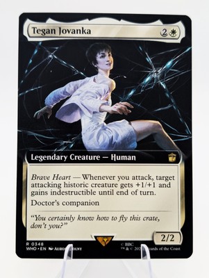 Tegan Jovanka (Extended Art) MTG WHO | Doctor Who Historic Human EDH | Rare | NM