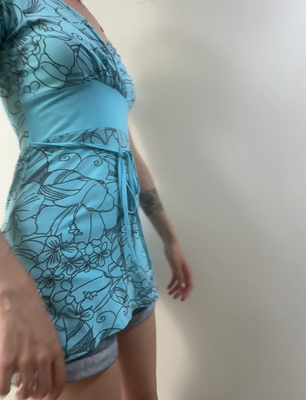 jane norman blue dress Vintage asymmetrical dress., Lovely Jane Norman