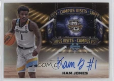 2024-25 Bowman U Chrome Campus Visit Auto Kam Jones #CVA-KJ Auto