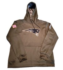 Men’s New England Patriots Chase Winovich #50 Salute To Service Hoodie Size M
