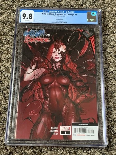King in Black: Gwenom vs. Carnage #1 InHyuk Lee Cover 2nd Print CGC Graded 9.8