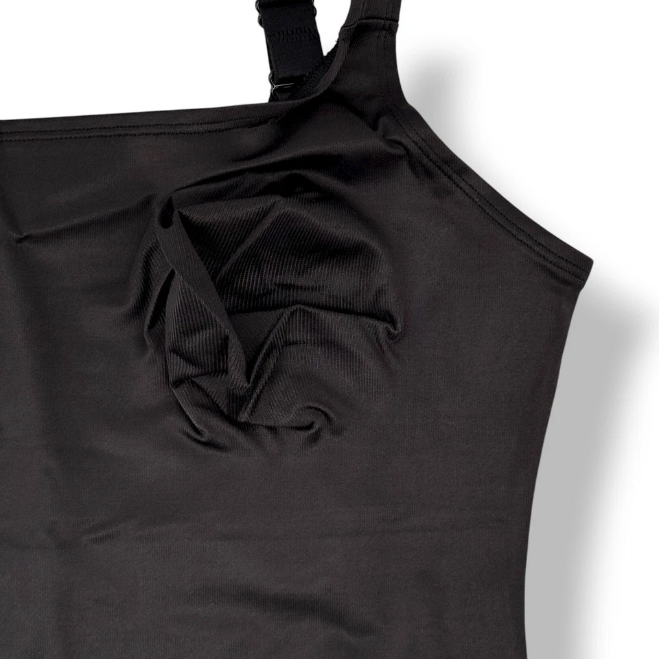 Top Camisola Original Cinta Rubí Talla 36 Prendas Moldeadoras Negro Sólido Ajustable Cami Foto 3 de 4