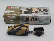 Corgi Classics 1:50 Scale 07501 Land Rover & 2 Wheel Trailer British Army
