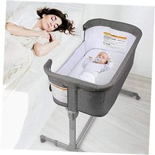3 in 1 Baby Bassinet, Bedside Sleeper,  Playpen, Easy Folding Portable Crib