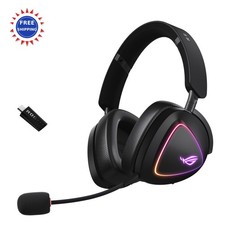ASUS ROG Delta II Wireless Gaming Headset BLK Lightweight Detachable Tri-Mode