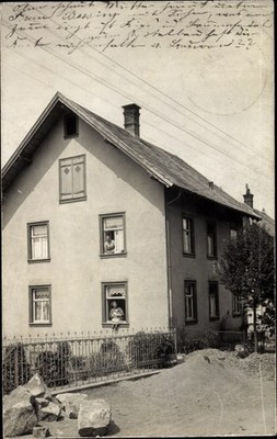 Foto Ak Vöhrenbach in Baden Württemberg, Partie an einem Wohnhaus,... - 10529077