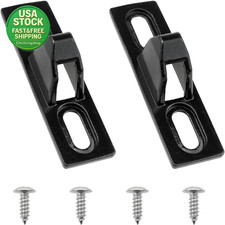 2PCS Sliding Glass Door Lock Keepers Stainless Steel Adjustable Patio Hardware