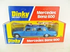 DINKY 128 'MERCEDES BENZ 600 LIMOUSINE' BLUE. VINTAGE. MIB/BOXED