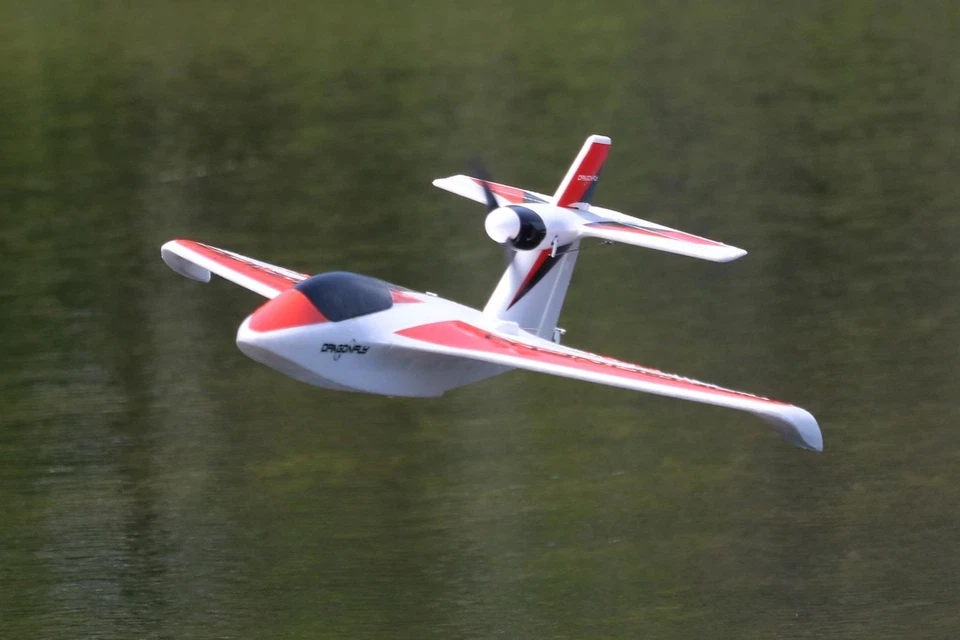 Avión de radiocontrol Skynetic Dragonfly hidroavión V2 700 mm 27,5" envergadura PNP EE. UU. Foto 2 de 4