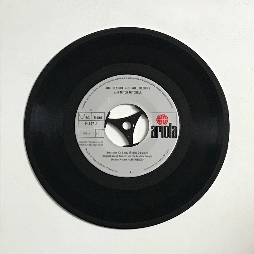 Jimi Hendrix - Opening Jam 7" Vinyl Record (SPA) - 14.937 - Image 4 of 4