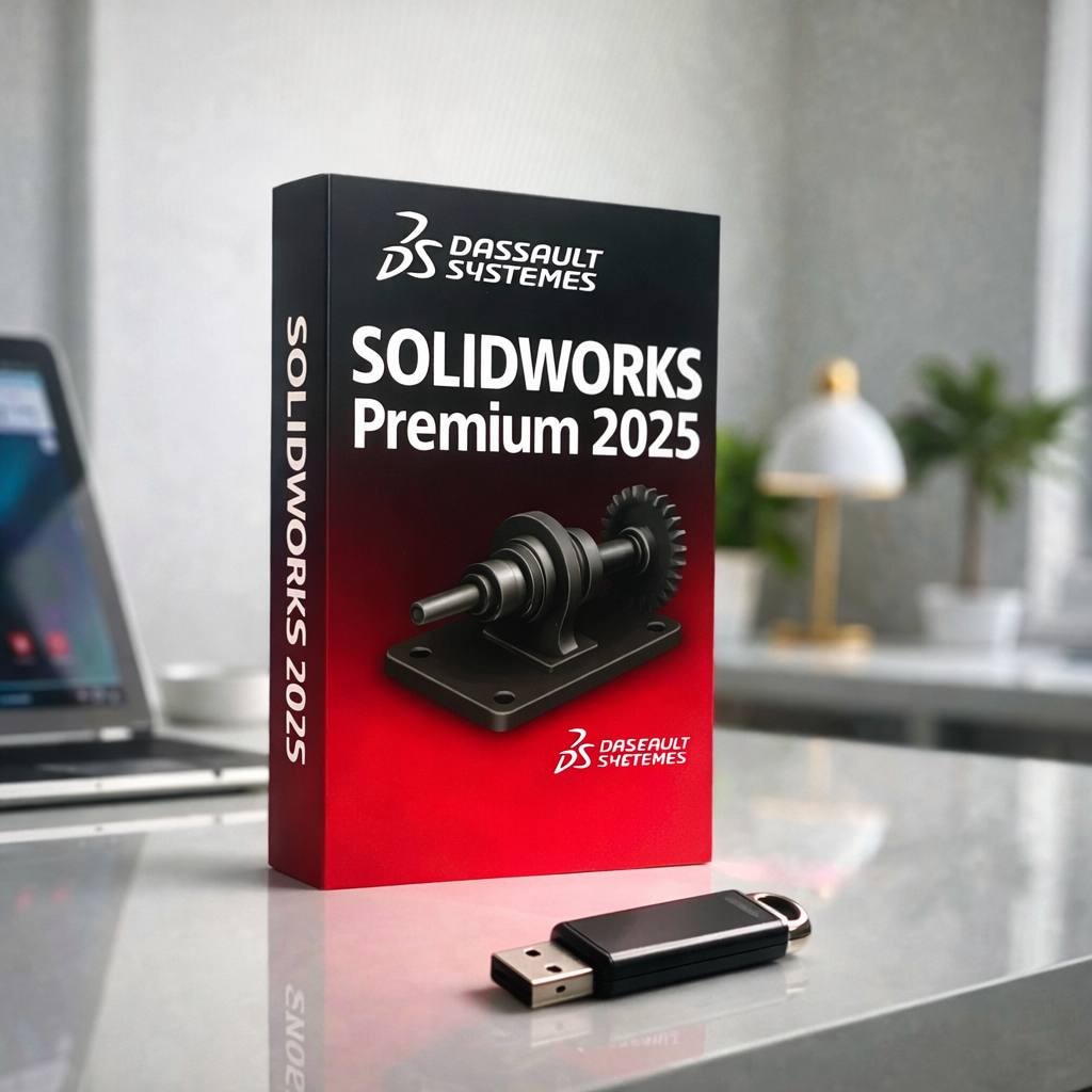 SolidWorks Premium 2025 USB | Full Version CAD Software | Engineering Design Too