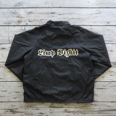 Vintage Limp Bizkit Windbreaker Coaches Jacket Made in USA Size L