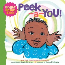 Image of PeekaYou Bright Brown Baby Board Book by Andrea Davis Pinkney PAPERBACK