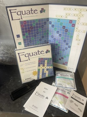 Equate The Equation Denkspiel Mathe Brettspiel mit fortgeschrittenem Fliesenset GC