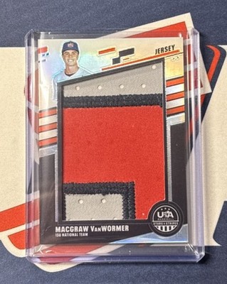2026 USA Stars & Stripes Panini Prizm Macgraw VanWormer Jumbo Patch Jersey  /15