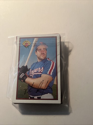 1989 Bowman Texas Rangers Team Set 18 Cards NM-MT - Picture 2 of 2
