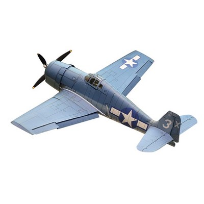 DIY 1:32 Grumman F6F-3 Hellcat Fighter Paper Model  Aircraft Aviation Model