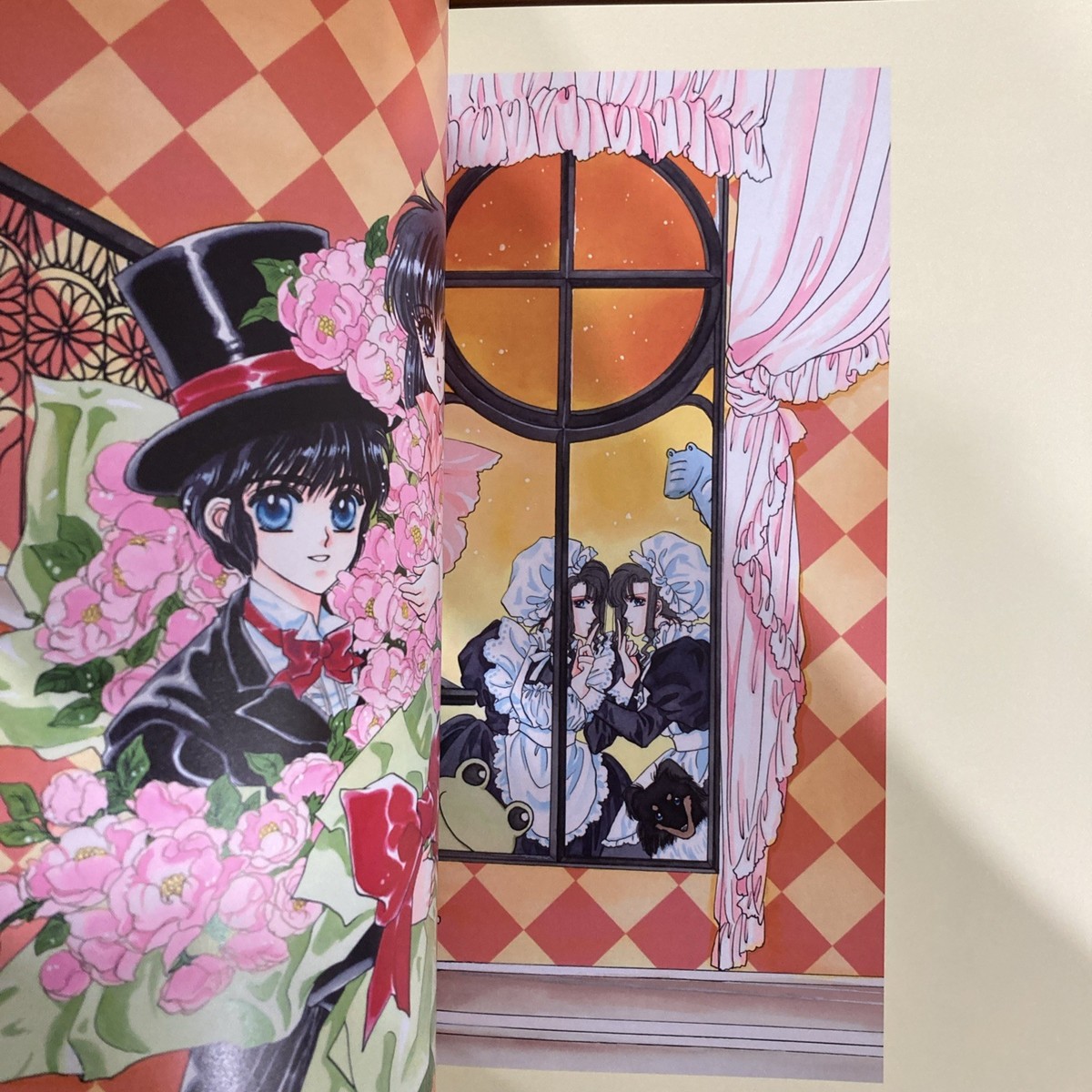 CLAMP Exhibition Official Art Book COLOR KURO & COLOR SHIRO Set