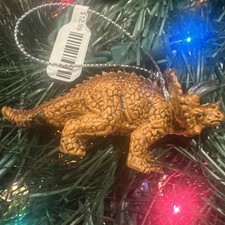 2025 Hallmark Dinosaur 🦖 Triceratops Christmas Tree Ornament, New w Tag
