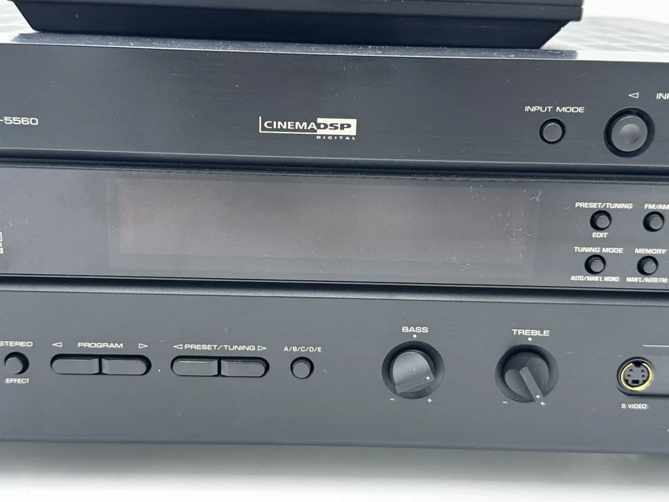 Yamaha HTR-5560 6.1 Ch AV Home Theater Surround Receiver Stereo W/ Remote Bundle - Image 3 of 4