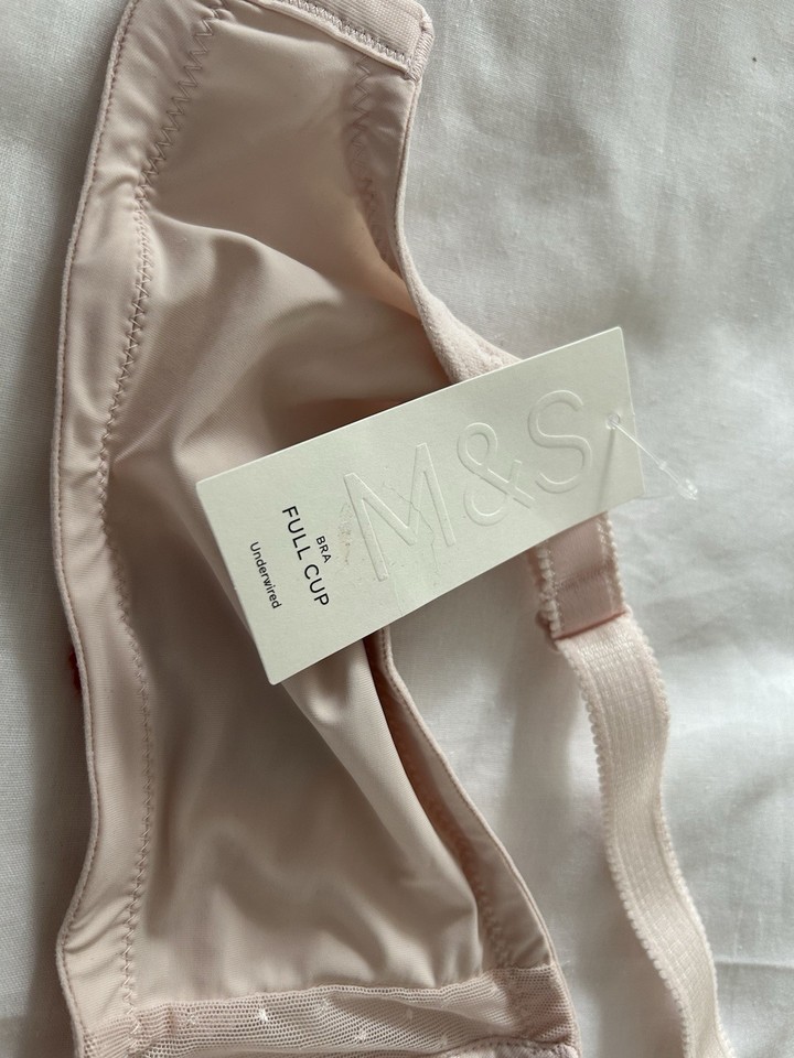 Marks & Spencer Women's Extra Support Underwired Bra Cool Pink Size 44F ...