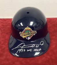 Livan Hernandez Signed Batting Helmet Baseball Marlins 97 WS MVP Autograph JSA