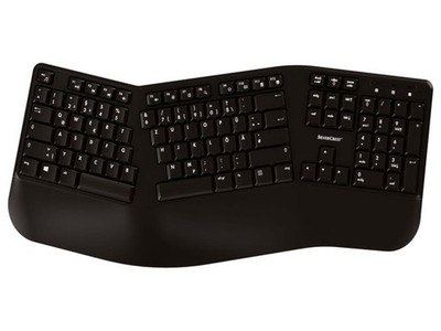 SilverCrest Funk Tastatur SPC KE500 A1 ergonomisch kabellos USB Dongle NEU