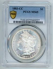 1883 CC VAM-5A Morgan Silver Dollar PCGS MS65