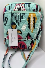 •New• Vera Bradley Pueblo Small Crossbody Adjustable Strap Zip Storage Pockets