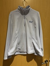 Women?s XL Jack Wolfskin lilac/ light blue Quarter-Zip Fleece Pullover