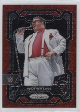 2024 Panini Prizm WWE Red Under Card Prizm 20/99 Brother Love #145 15sx