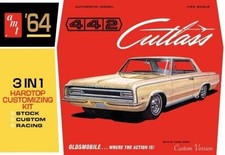 Amt 1964 Oldsmobile Olds Cutlass 442 Hardtop 125 Scale Model Kit New Toy